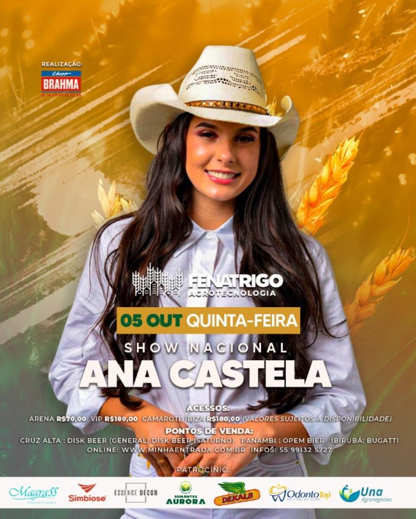 23:00 - SHOW - ANA CASTELA