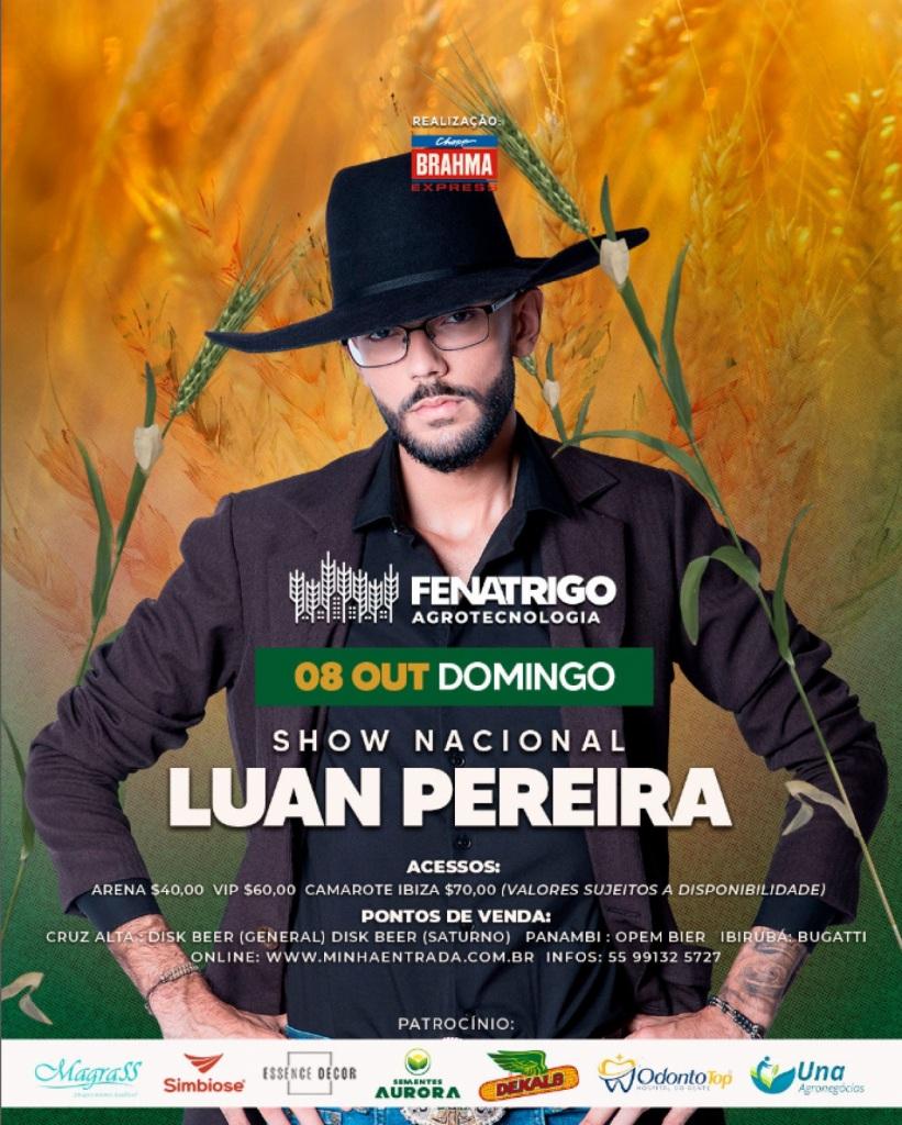 23:00 - SHOW - LUAN PEREIRA