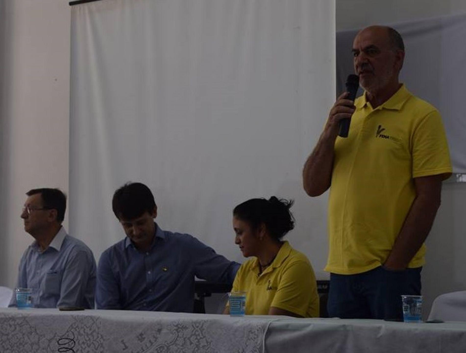 Presitente João Paulo Ribas Reis Fala na abertura do evento